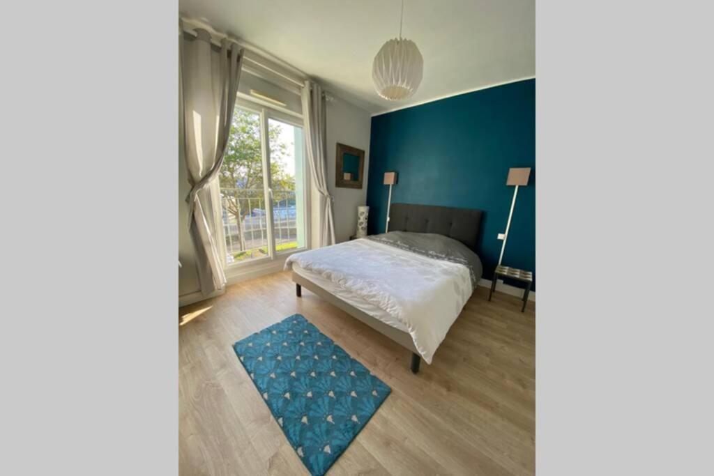 Milin : Appt 2 Ch Vue Sur Mer, Lumineux - Centre-Ville, Proche Facs, Telepherique Et Arsenal. Brest Buitenkant foto